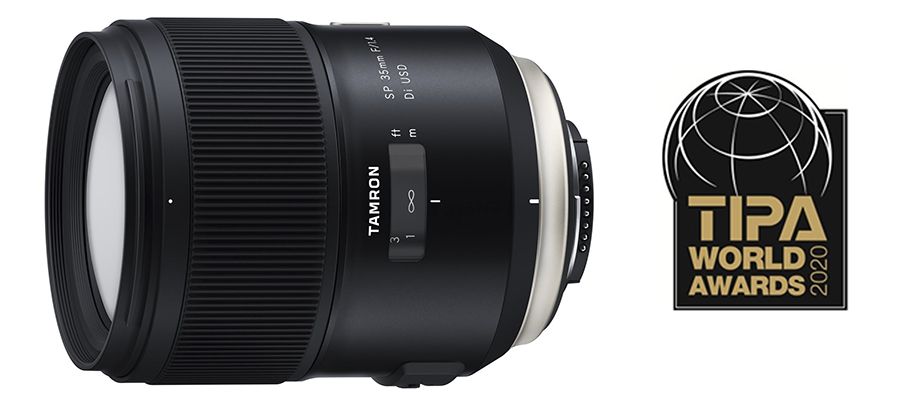 Objetivo Tamron Prime galardonado con el prestigioso Premio TIPA 2020